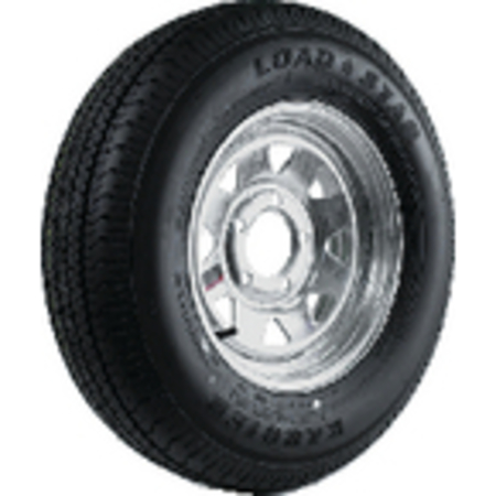 LOADSTAR TIRES Loadstar Bias Tire & Wheel (Rim) Assembly ST175/80D-13 5 Hole C Ply 3S160